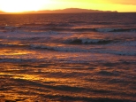 Coucher de soleil sur la baie d'Arzew.
